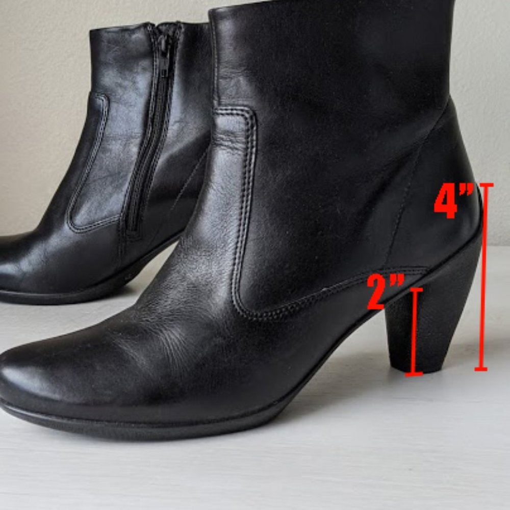 Ecco Women's Ankle Boots EU 41, US 10/10.5 Leather New Little Heel